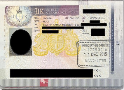 виза в Великобританию, EEA Family Permit